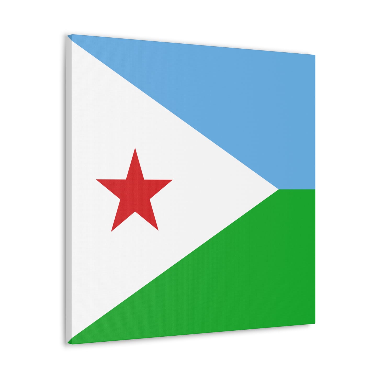 Canvas - Djibouti Flag