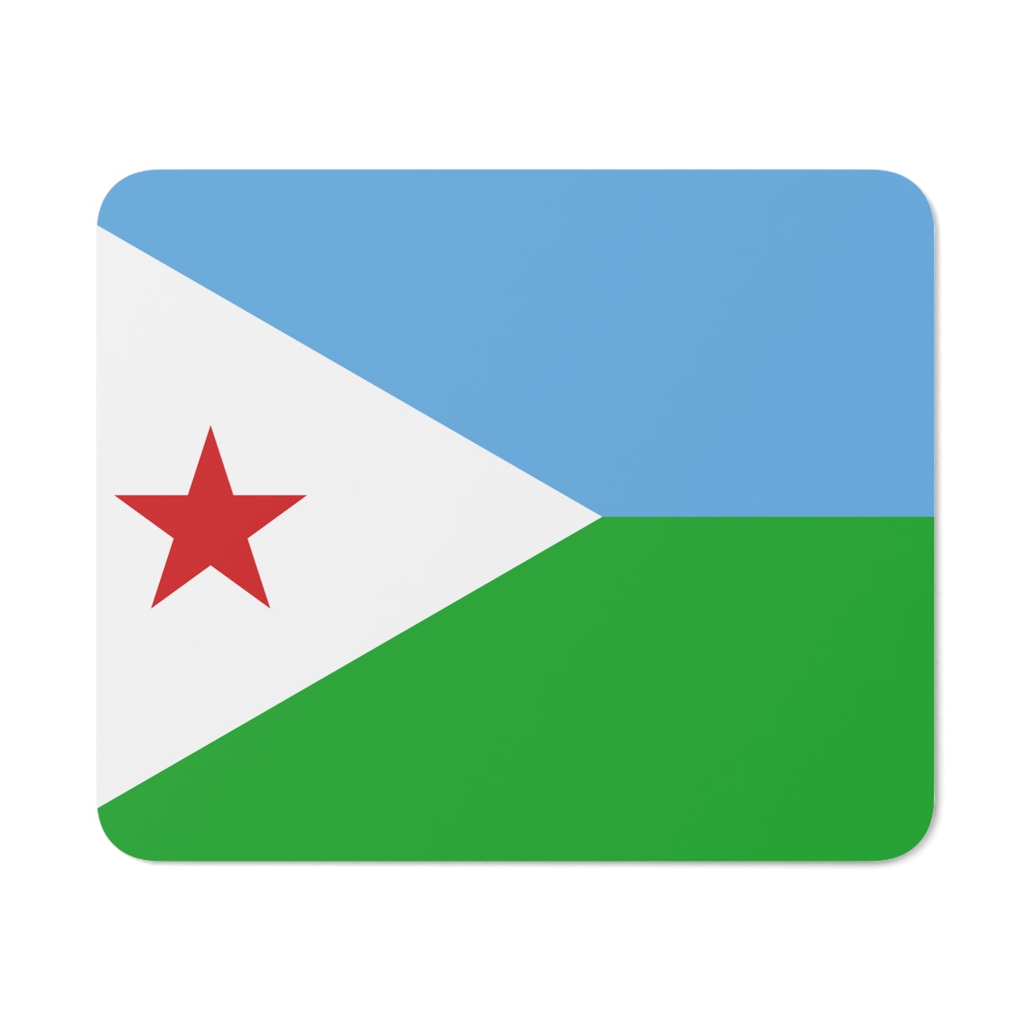 Desk Mouse Pad - Djibouti Flag