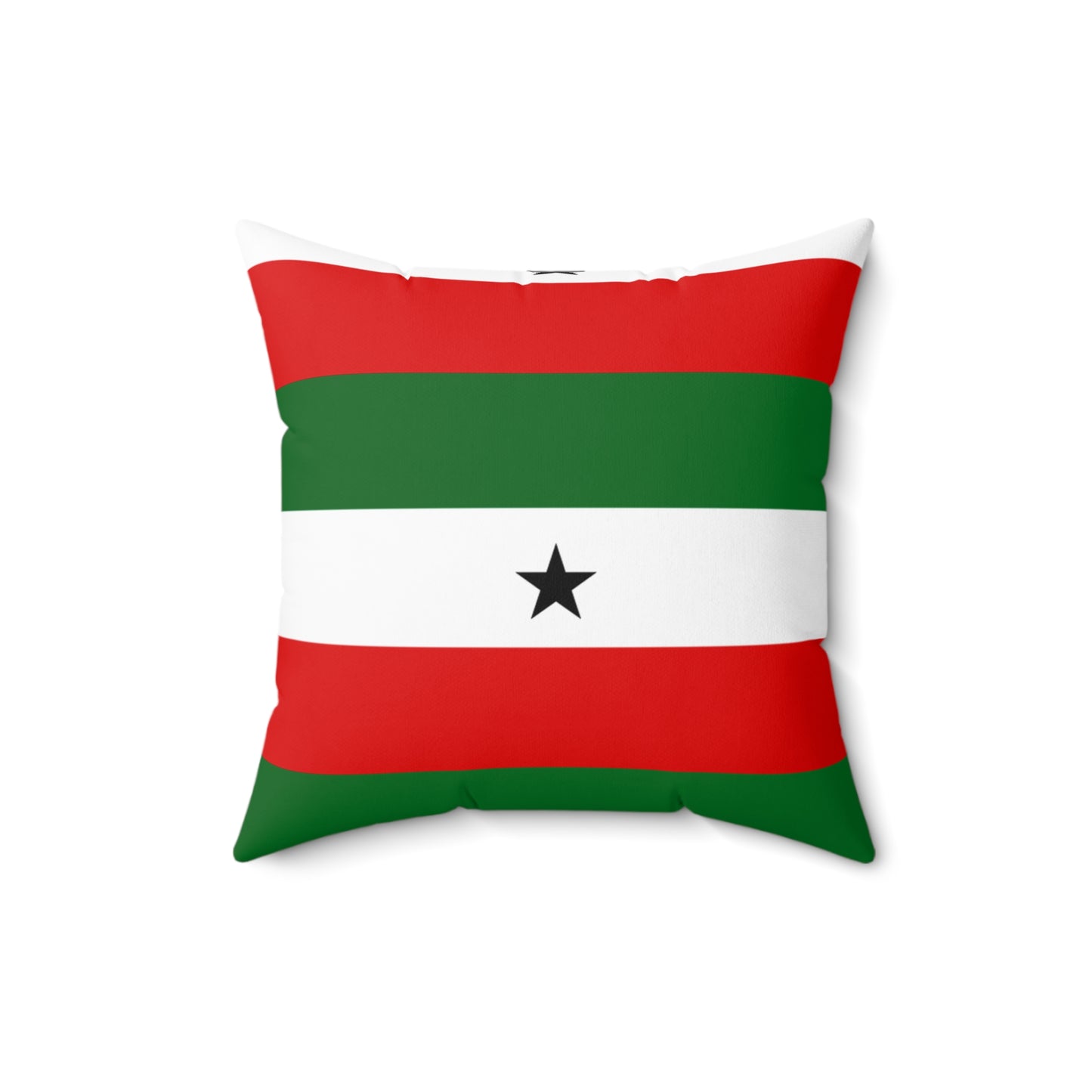 Spun Polyester Square Pillow - Somaliland Flag