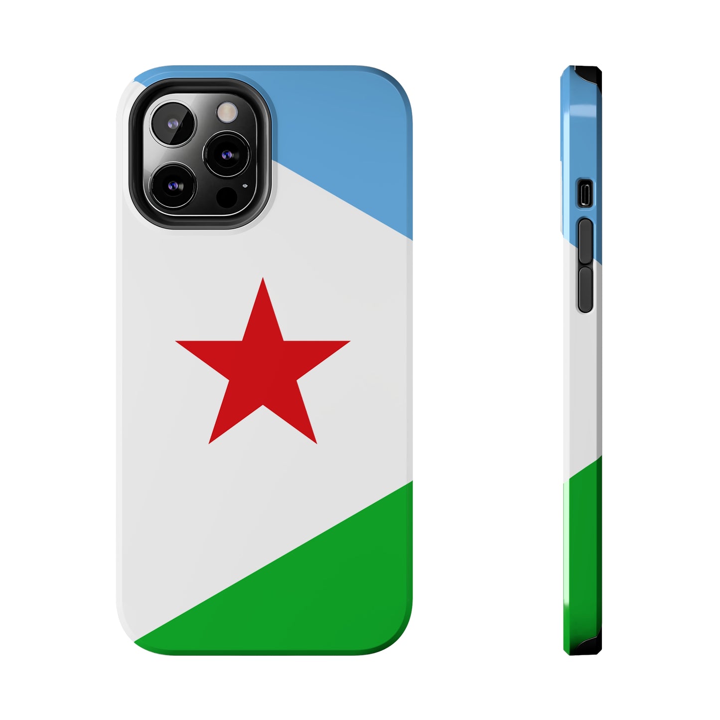 Tough iPhone Cases - Djibouti Flag
