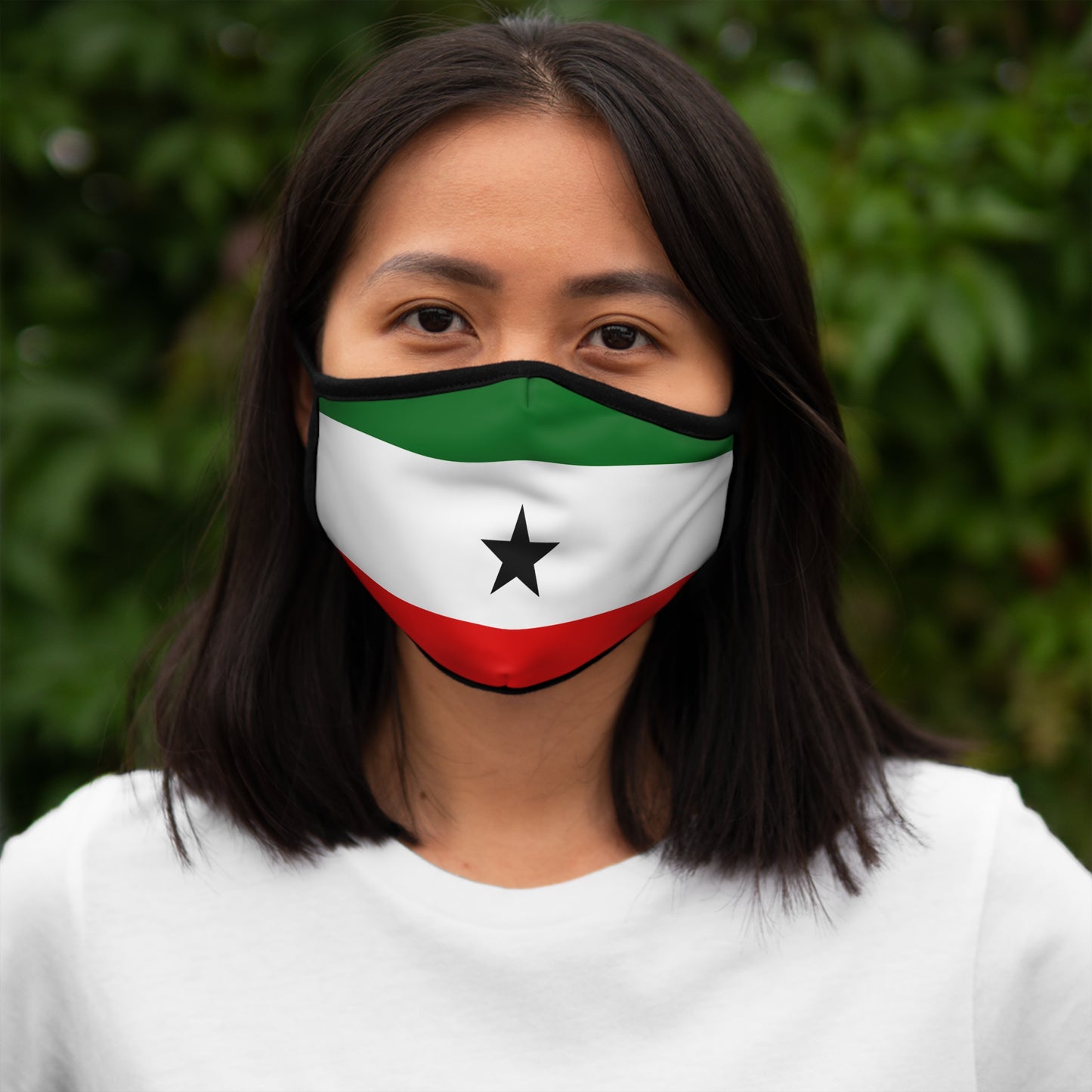 Fitted Polyester Face Mask - Somaliland Flag