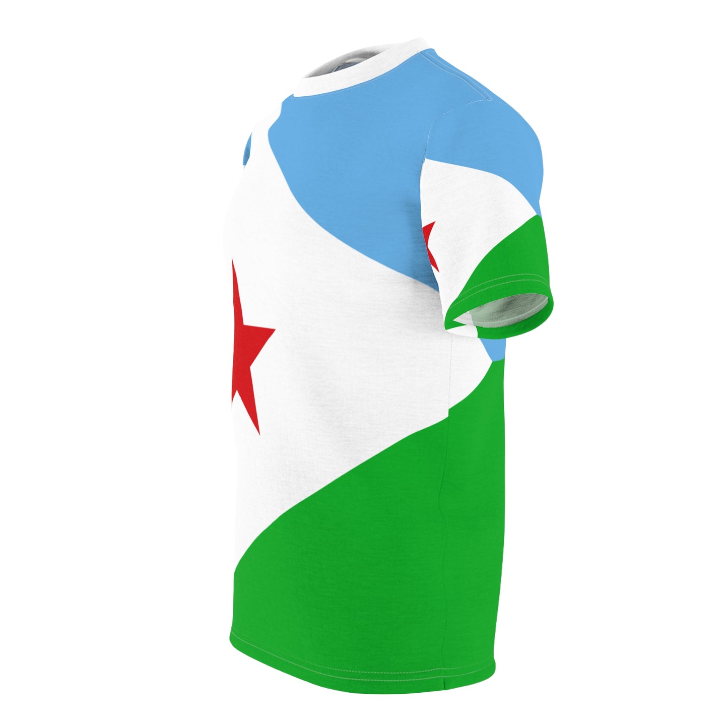 Djibouti Flag (Cut & Sew Tee)