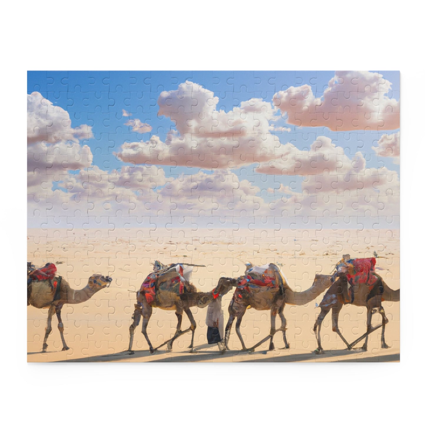 Puzzle (120, 252, 500-Piece) - Camel Caravan