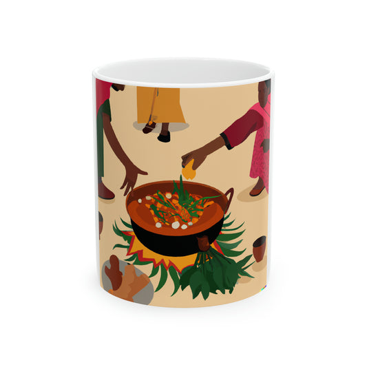 Ceramic Mug 11oz - Family Cooking
