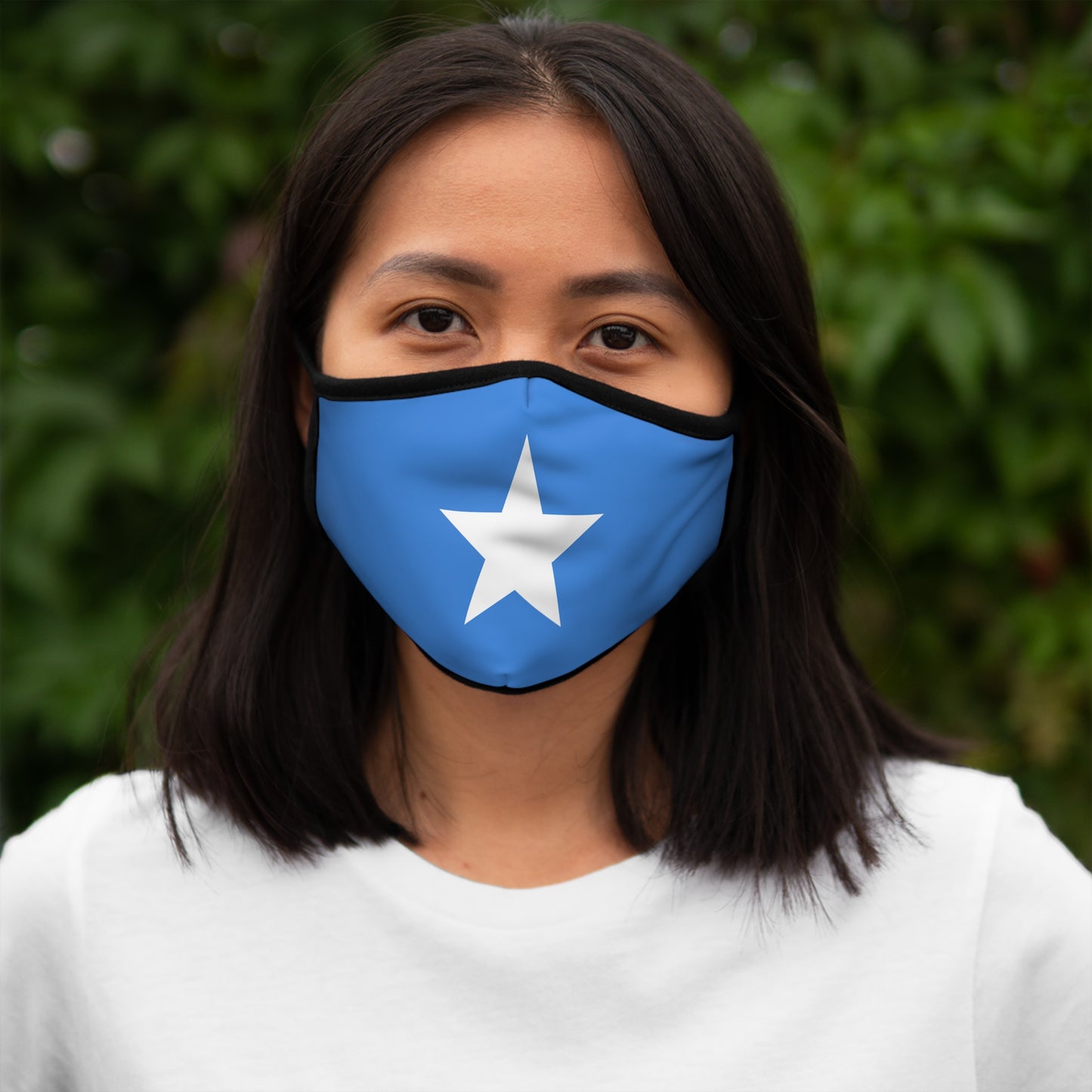 Fitted Polyester Face Mask - Somalia Flag
