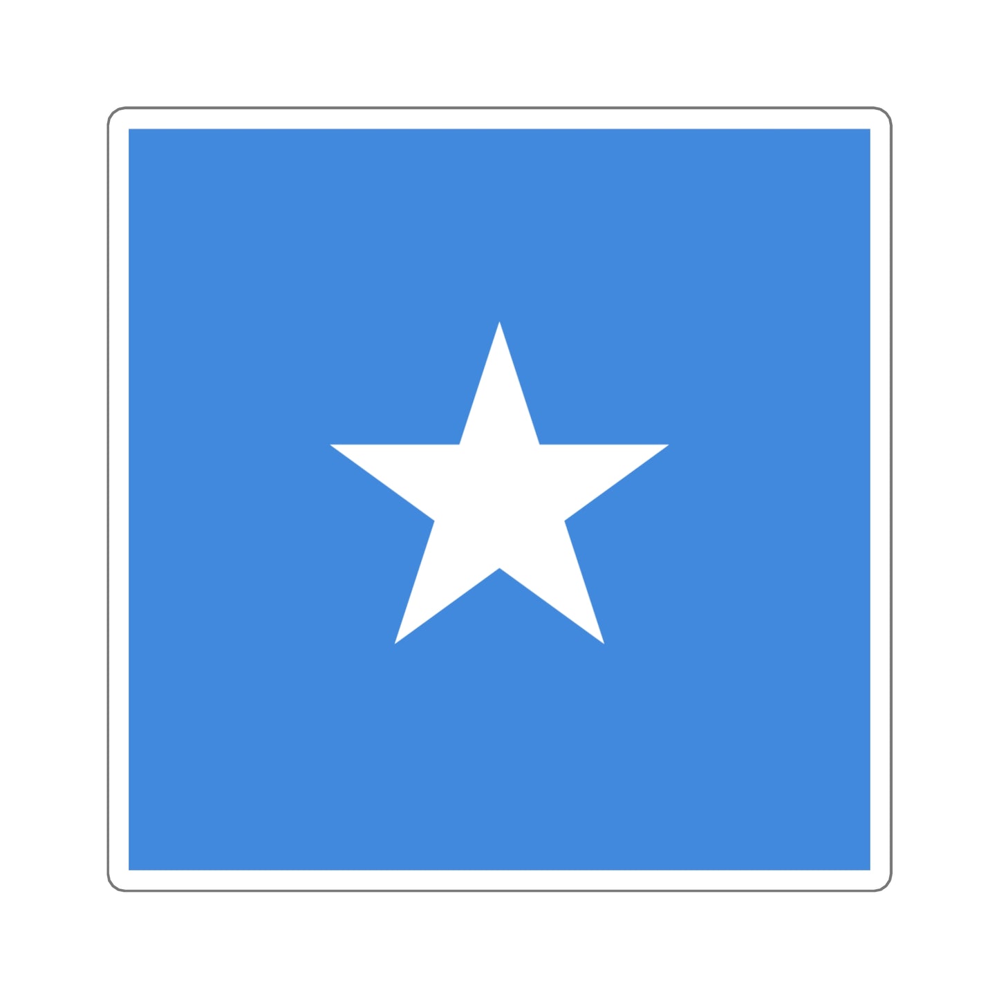 Square Stickers - Somalia Flag