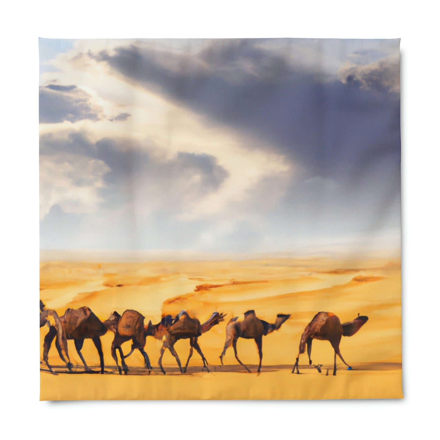 Duvet Cover - Camel Caravan