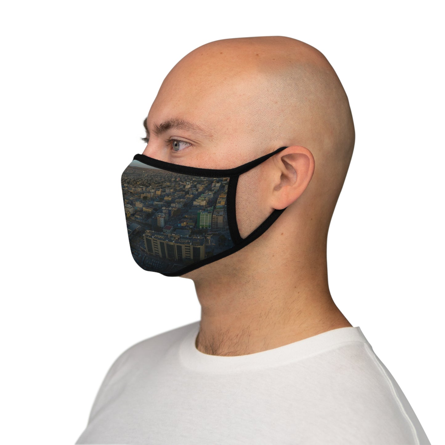 Fitted Polyester Face Mask - Hargeisa by Abdilaahi Persia