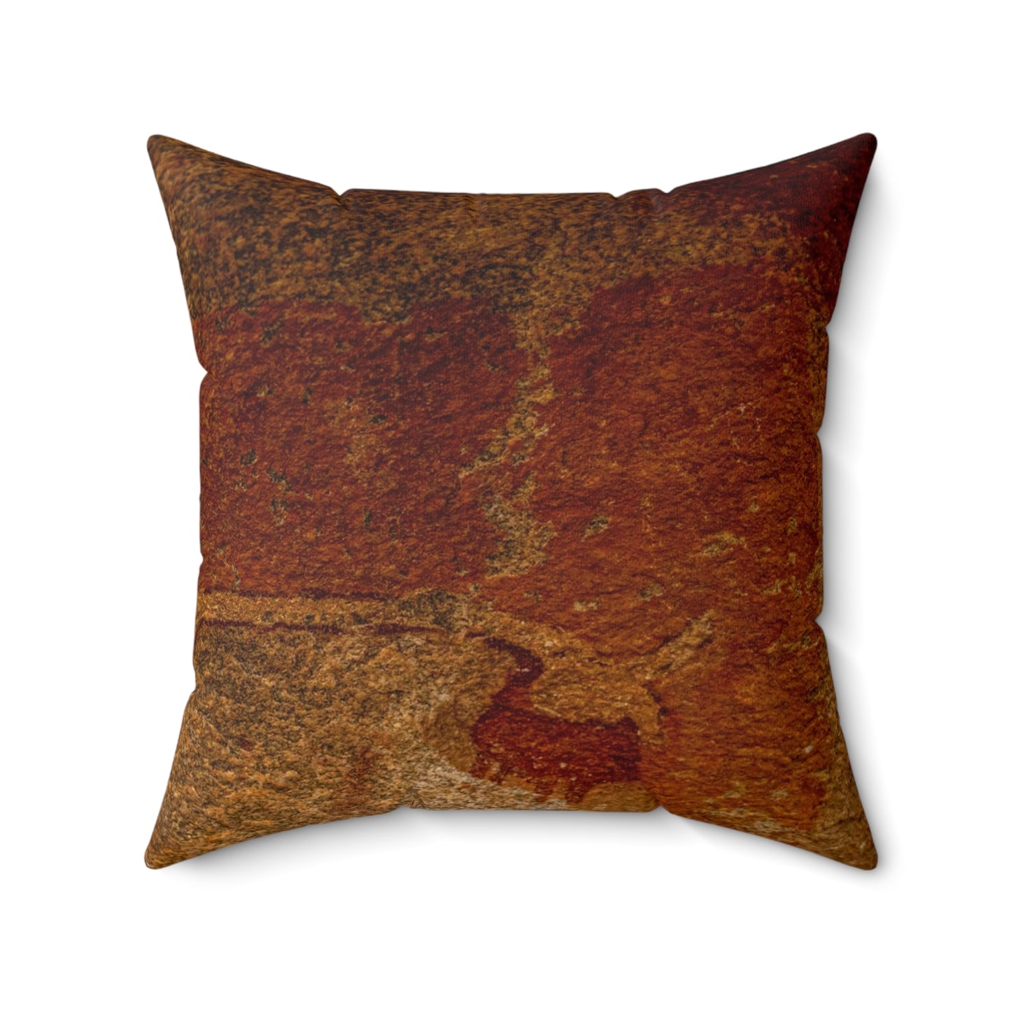 Polyester Square Pillow - Laas Geel by Abdilaahi Persia