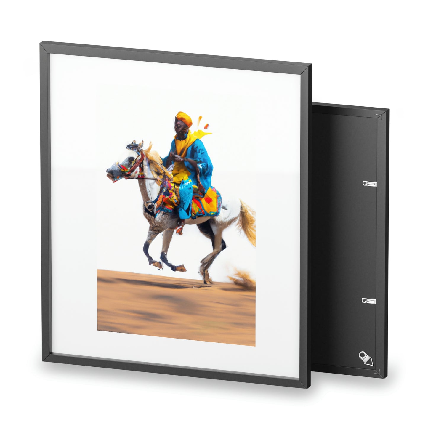 Framed Posters, Matte - Somali Horseman