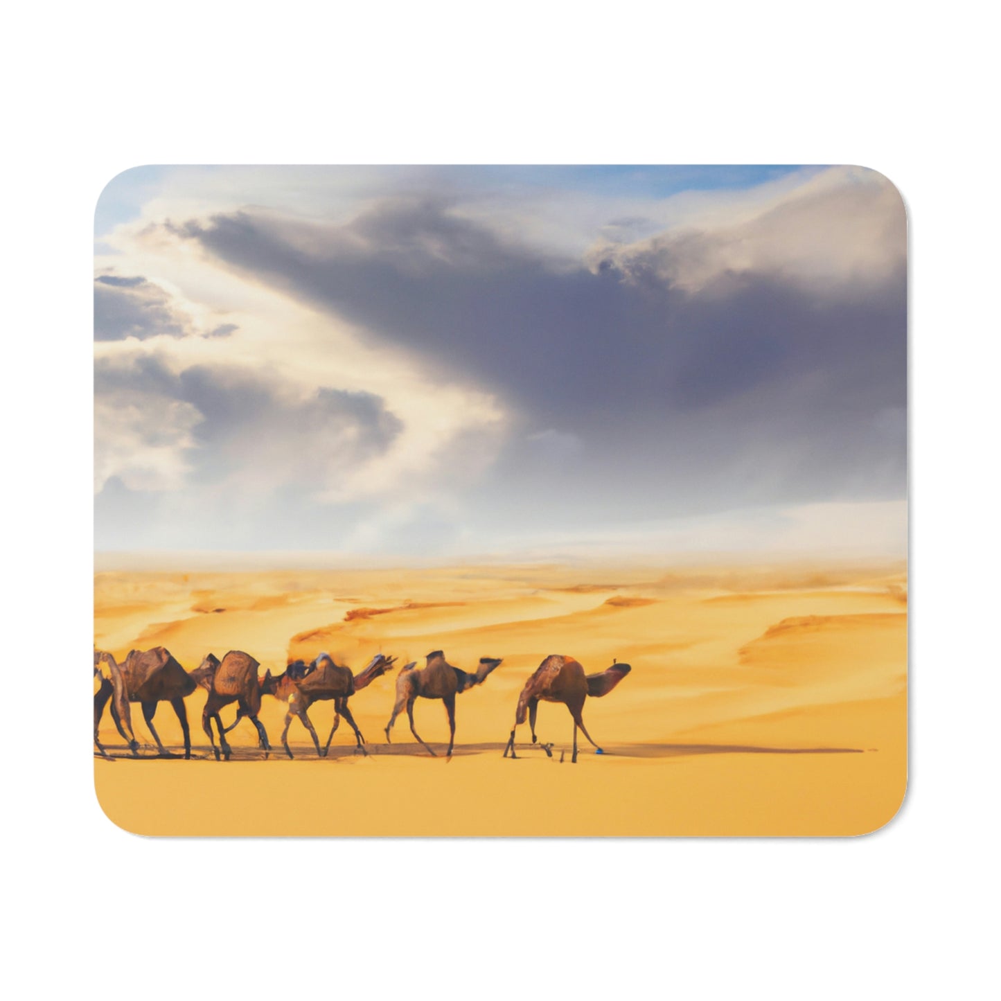Desk Mouse Pad - Camel Caravan