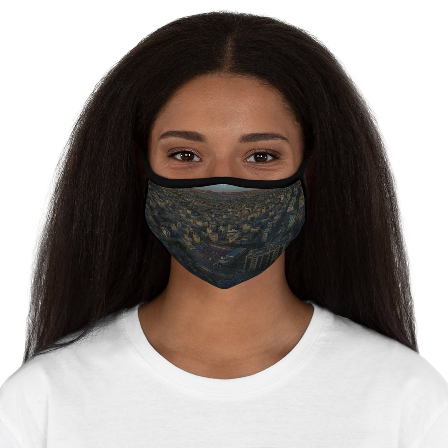 Fitted Polyester Face Mask - Hargeisa by Abdilaahi Persia