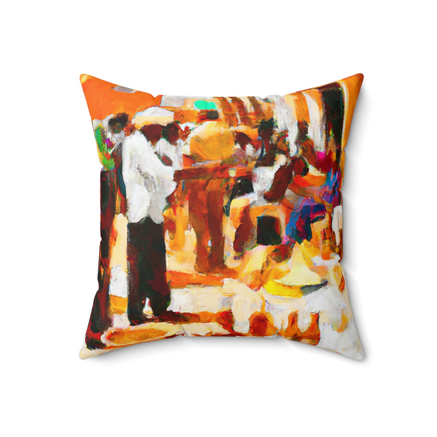 Spun Polyester Square Pillow - Somali Marketplace