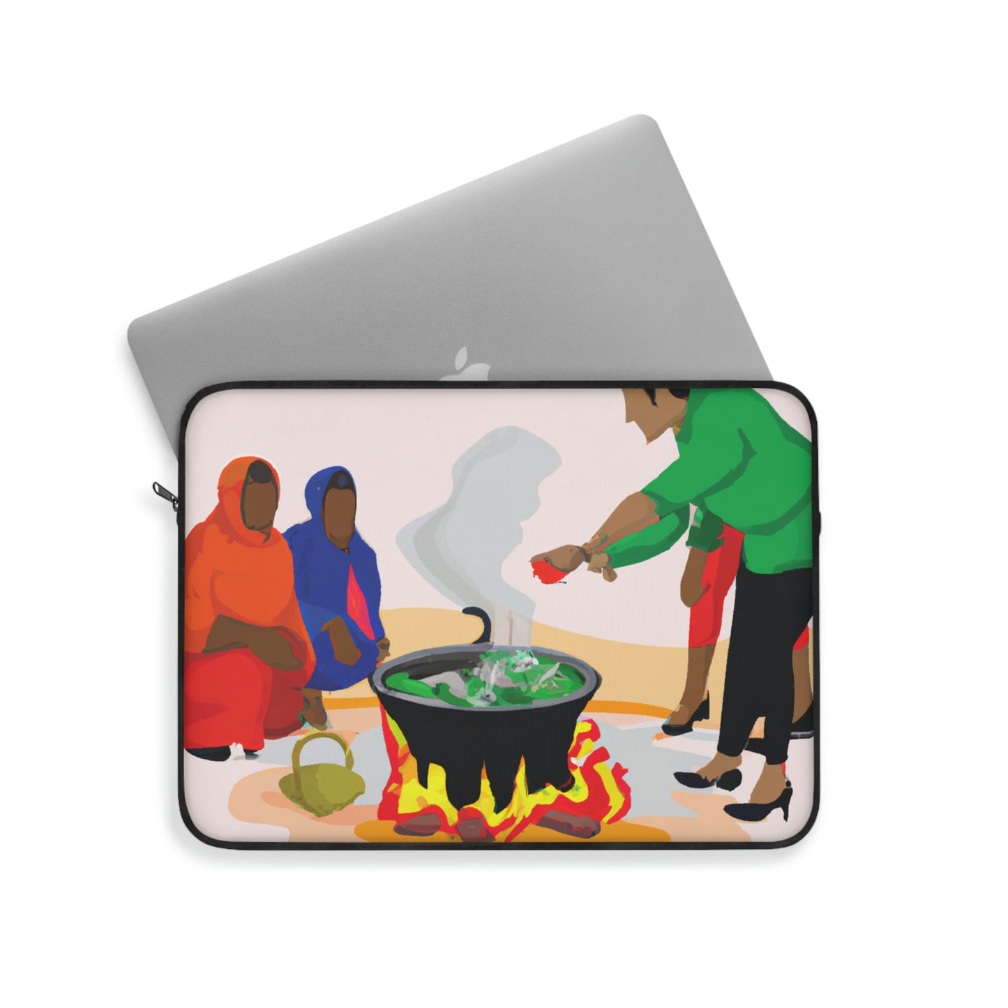 Laptop Sleeve - Family Cooking