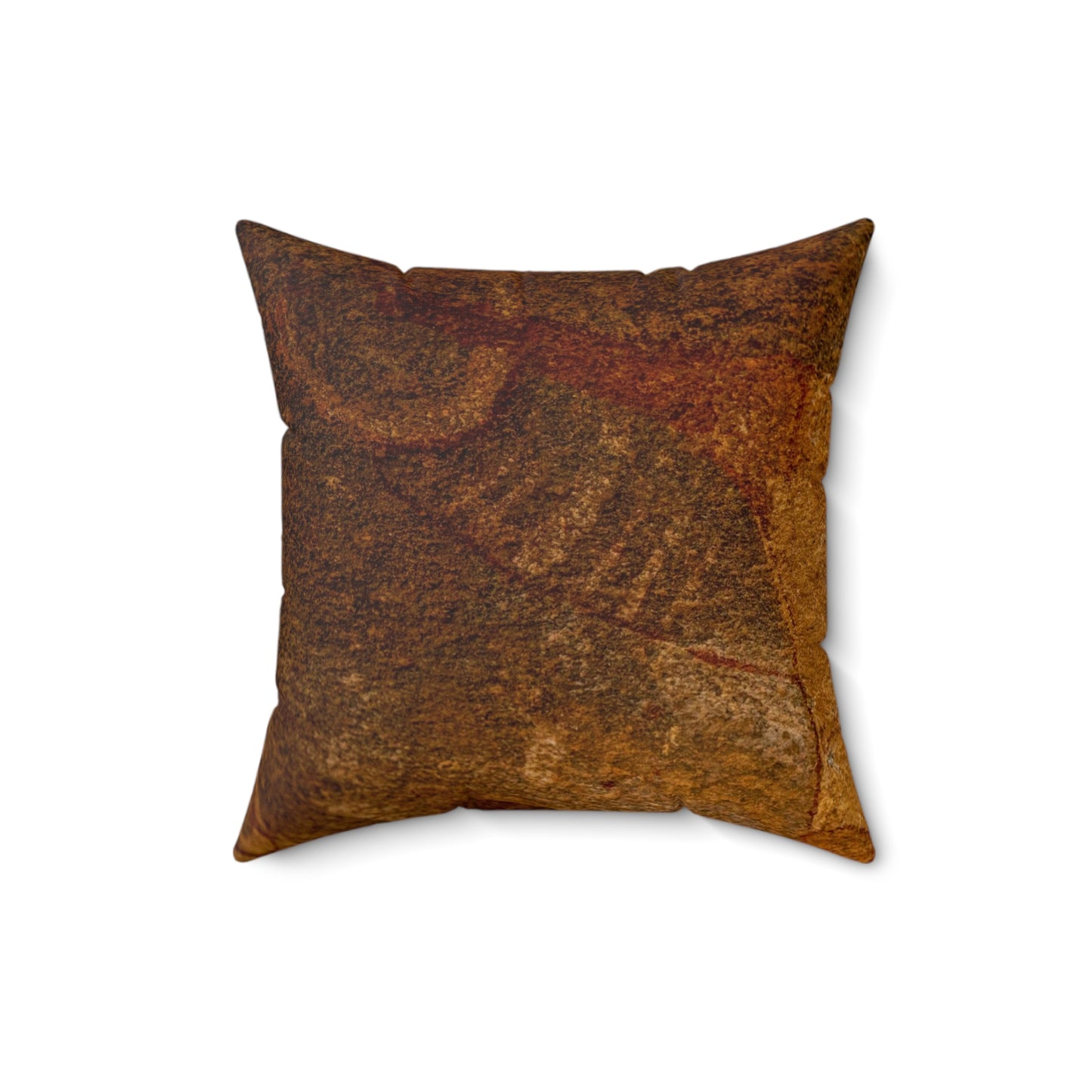 Polyester Square Pillow - Laas Geel by Abdilaahi Persia