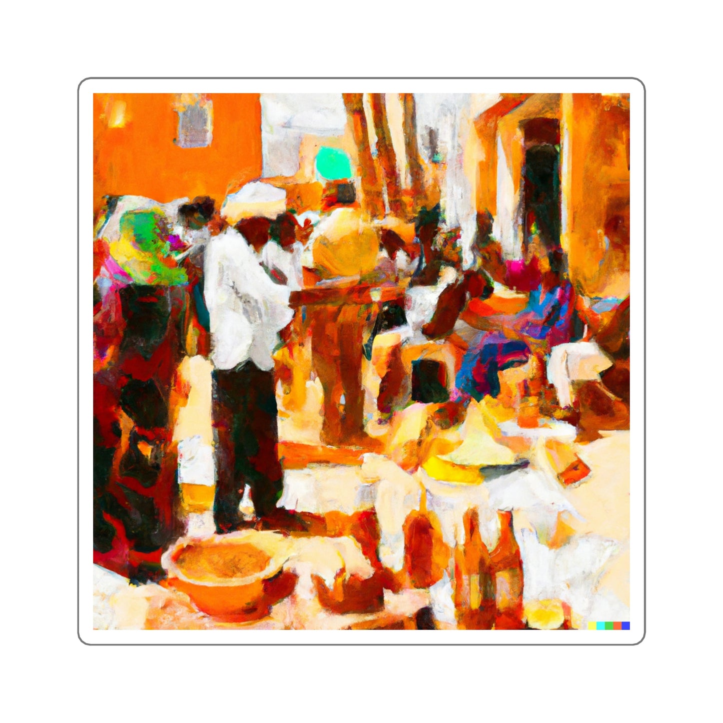 Square Stickers - Somali Marketplace