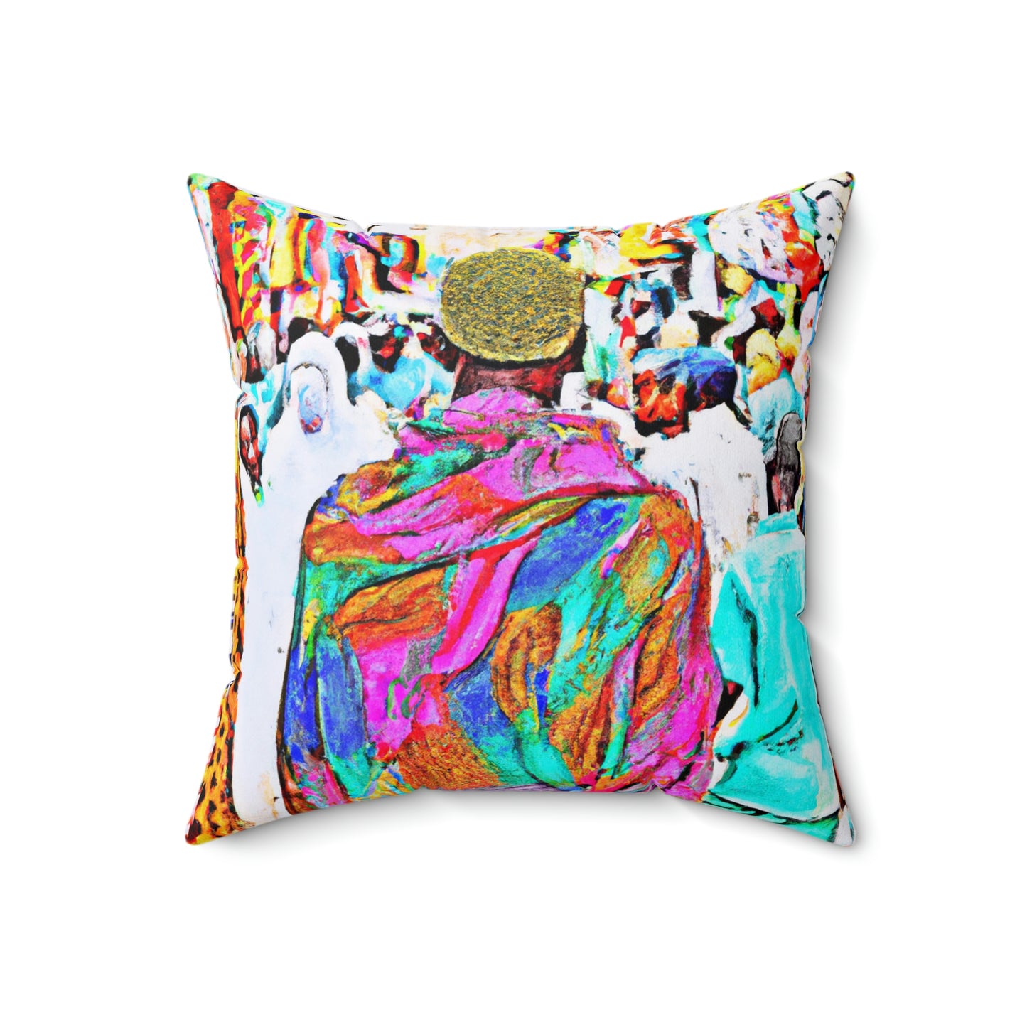 Polyester Square Pillow - Somali Marketplace