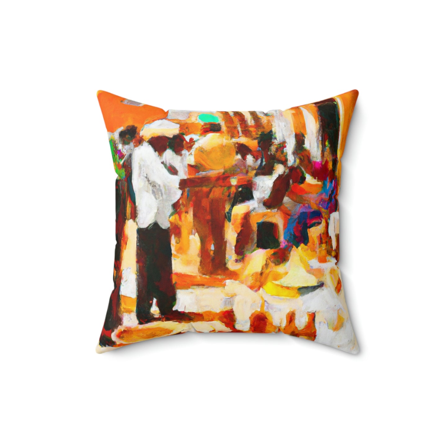 Spun Polyester Square Pillow - Somali Marketplace