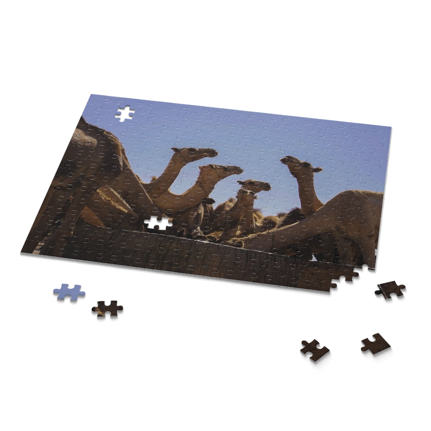 Puzzle (120, 252, 500-Piece) - Camels by Abdilaahi Persia