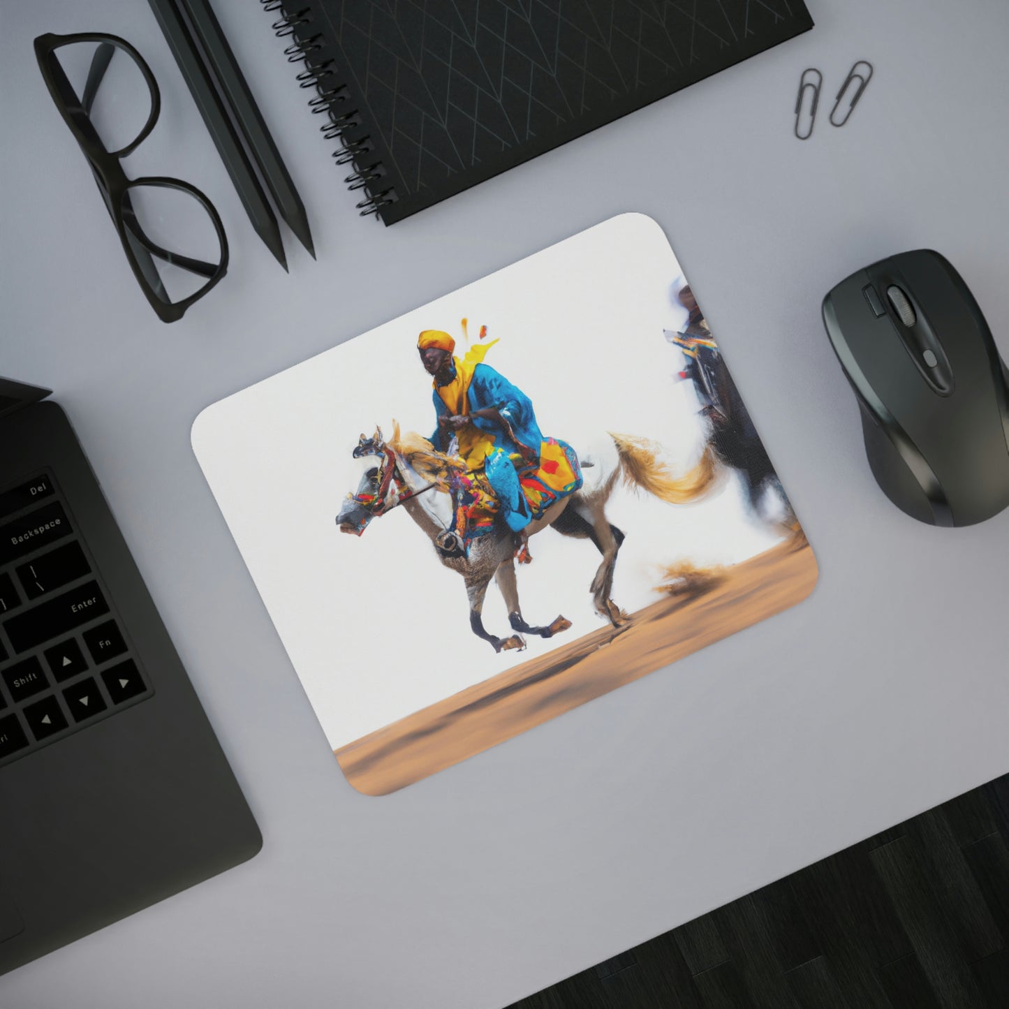 Desk Mouse Pad - Somali Horseman