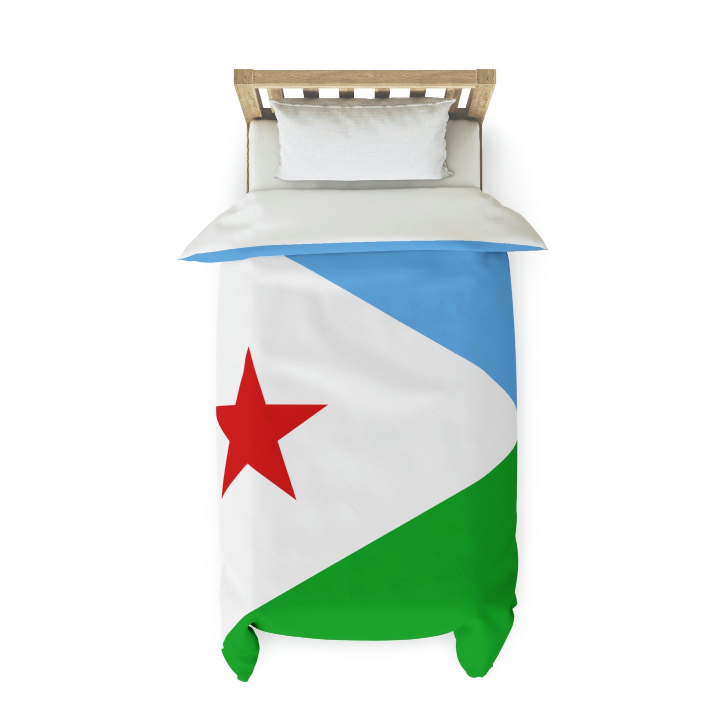 Duvet Cover - Djibouti Flag