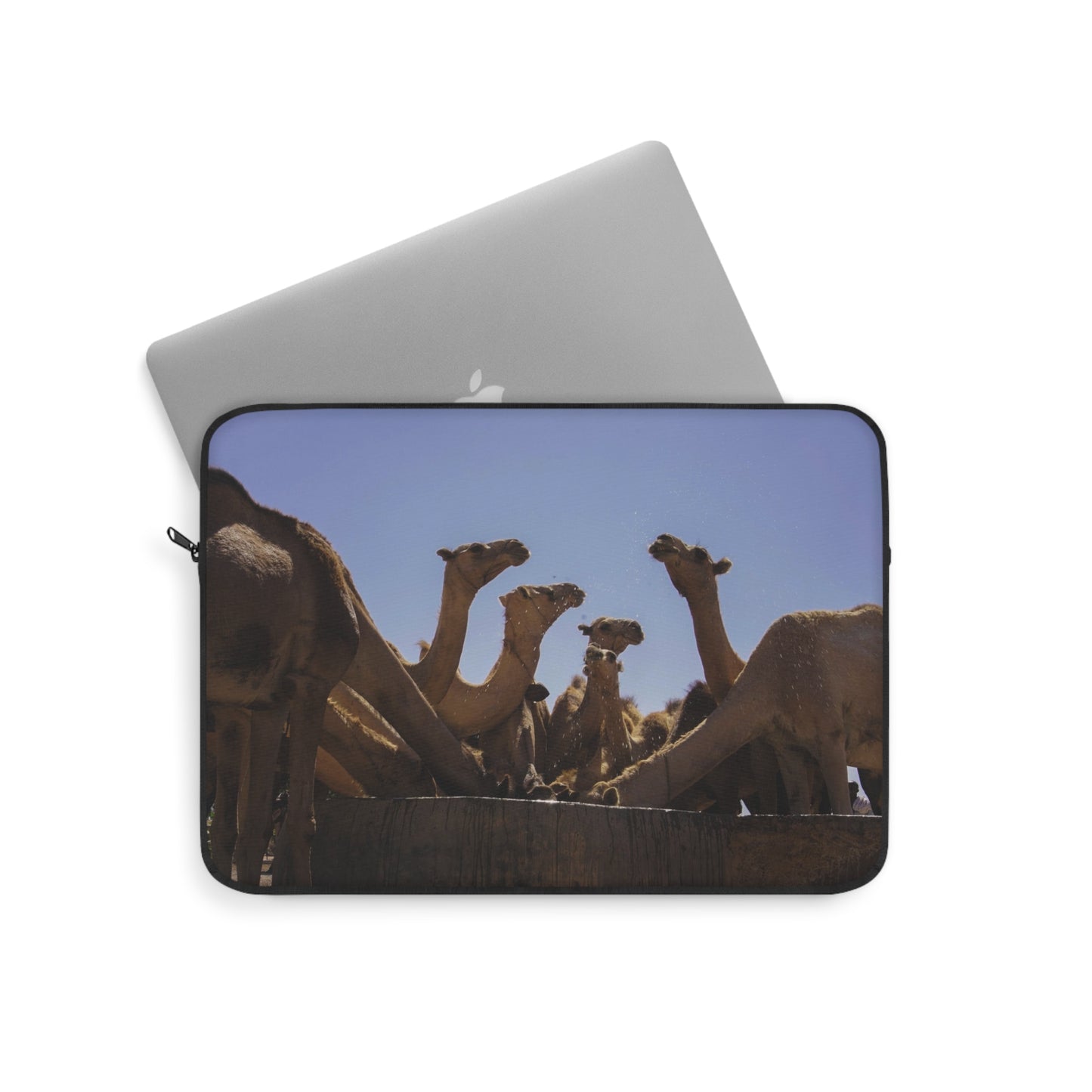 Laptop Sleeve - Camels by Abdilaahi Persia