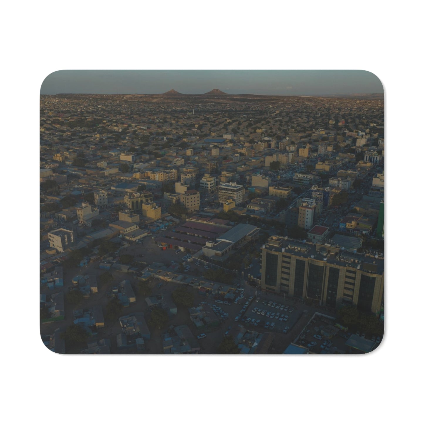 Desk Mouse Pad - Hargeisa by Abdilaahi Persia