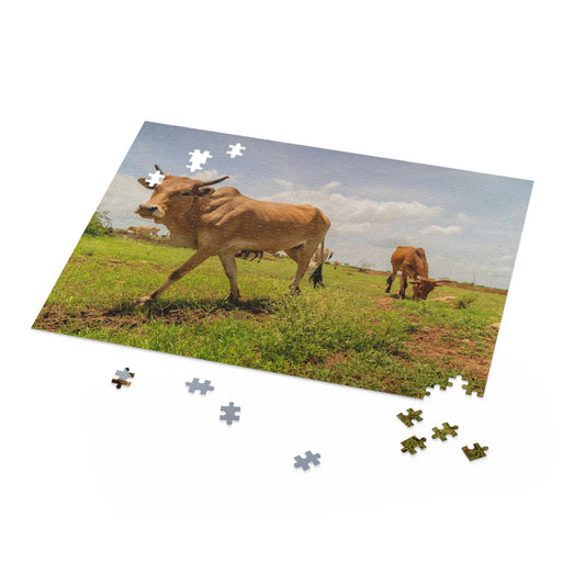 Puzzle (120, 252, 500-Piece) - Cattle by Abdilaahi Persia